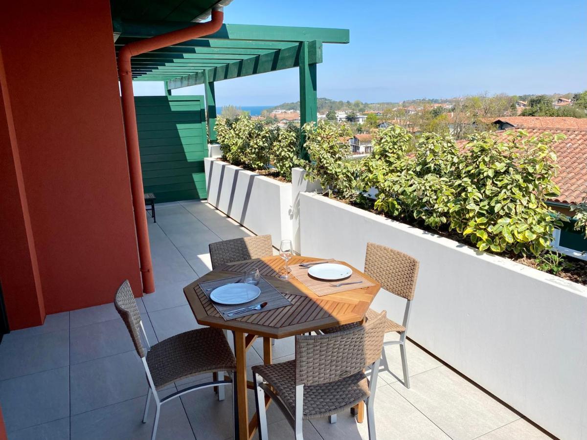 Superbe Appartement, Grande Terrasse Vue Mer Et Montagne Saint-Jean-de-Luz Exteriér fotografie